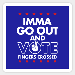 Presidential Election 2024 Vote Register and Vote Democrat Republican Independent Political Meme Sticker
